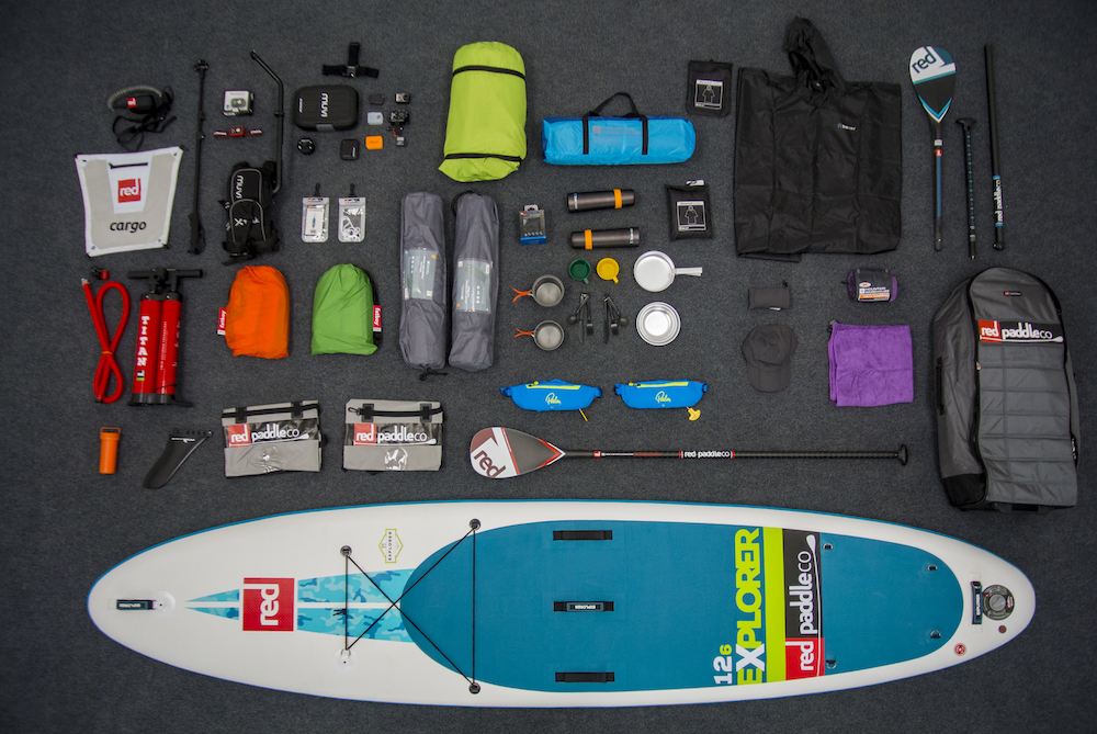 Kit included in Red Paddle Co's ultimate adventure pack