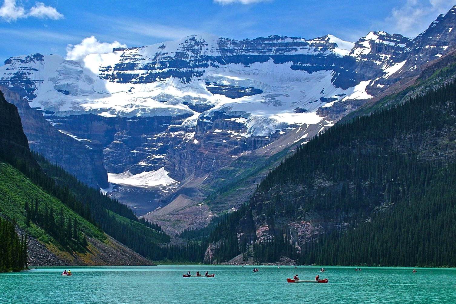 The Canadian wilds of paddle boarding in Lake Louise Canada