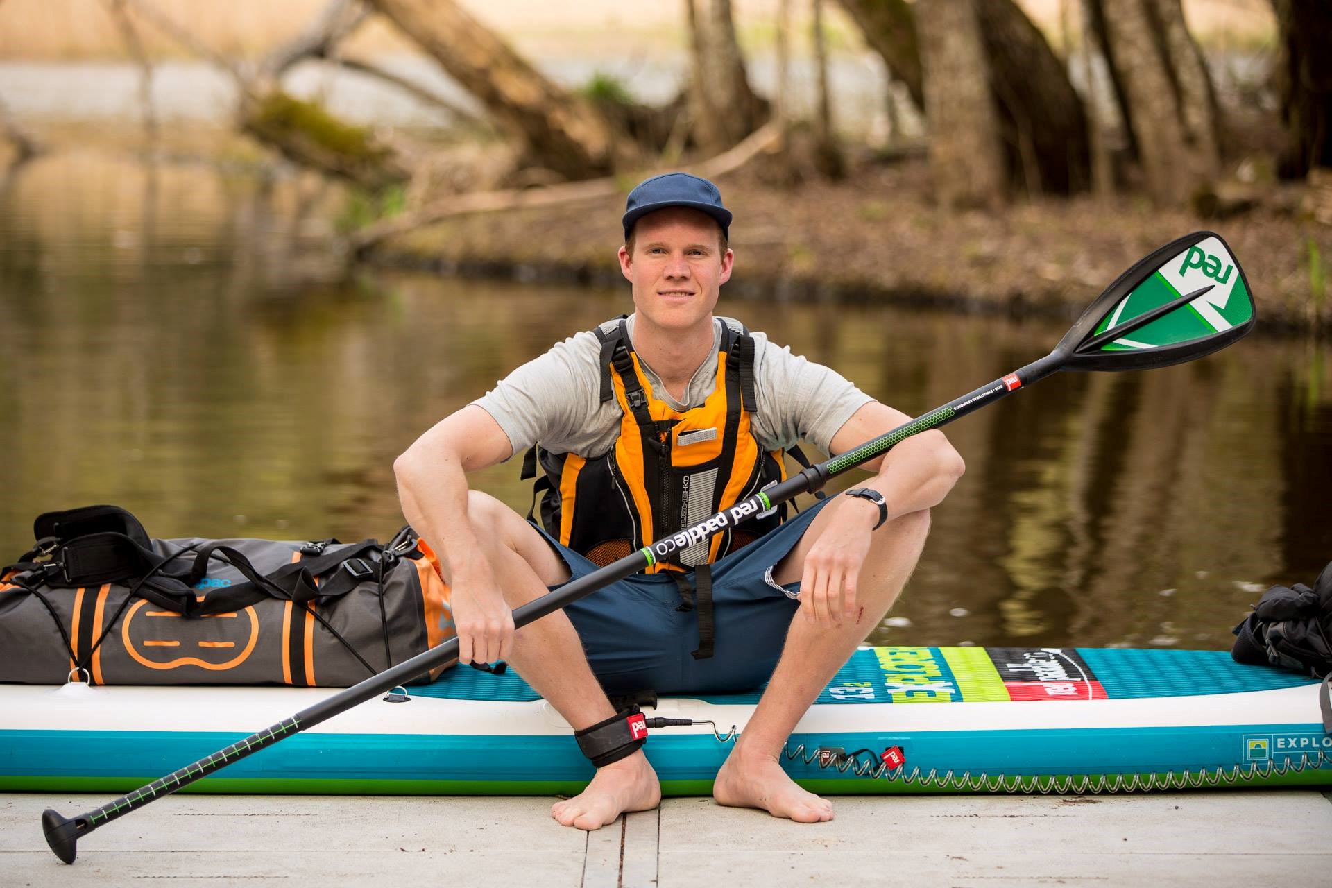 Marcus Aspsjö is going to spend two months paddling along the Yukon River