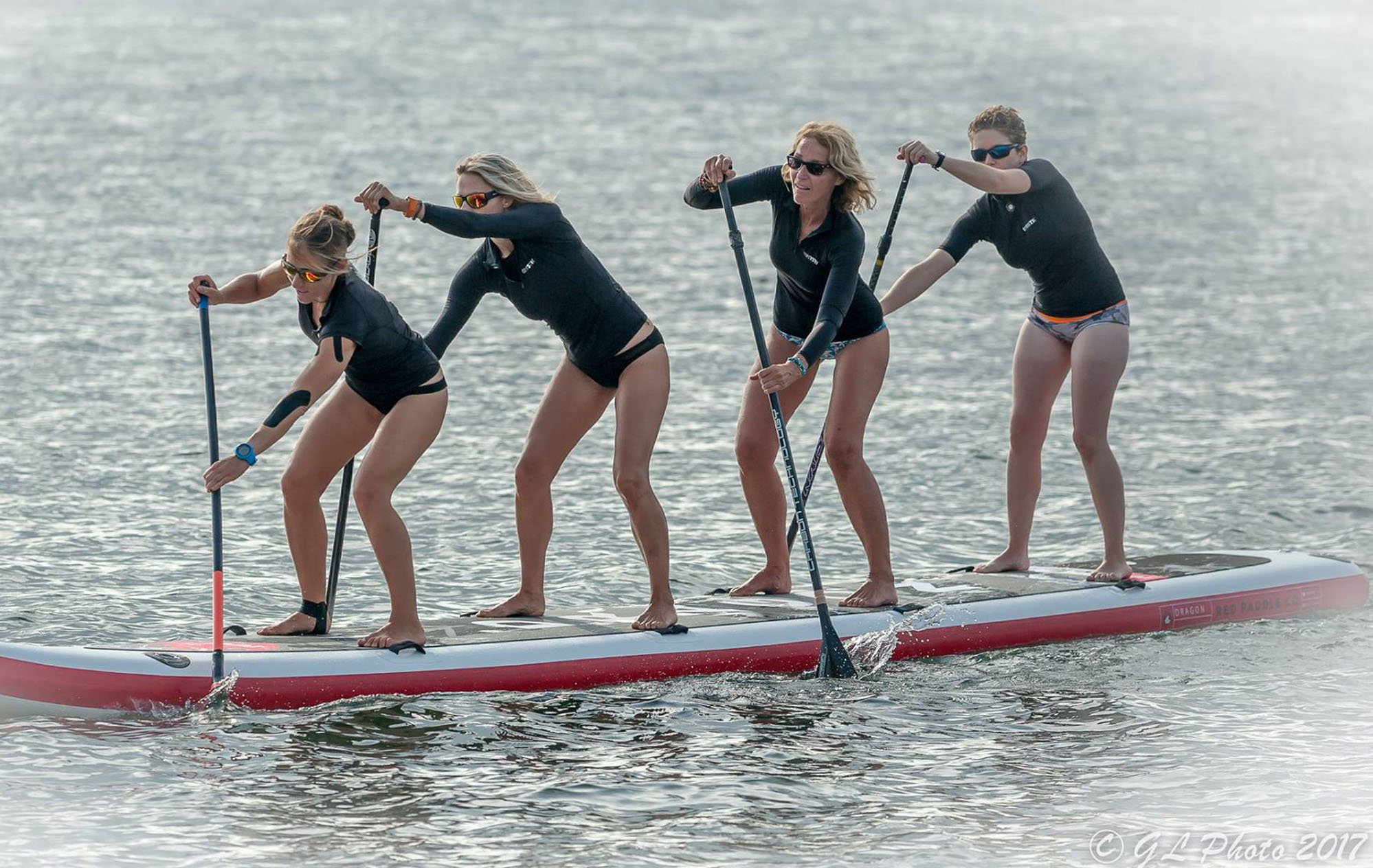 Dragon Angels paddle boarding