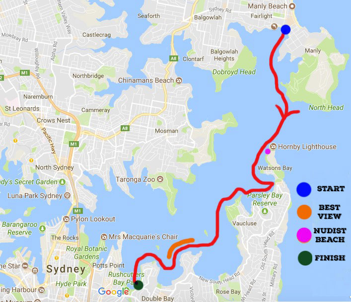 Manly Ferry Route Map Paddle Boarding Around Sydney Harbour From Uk To Oz