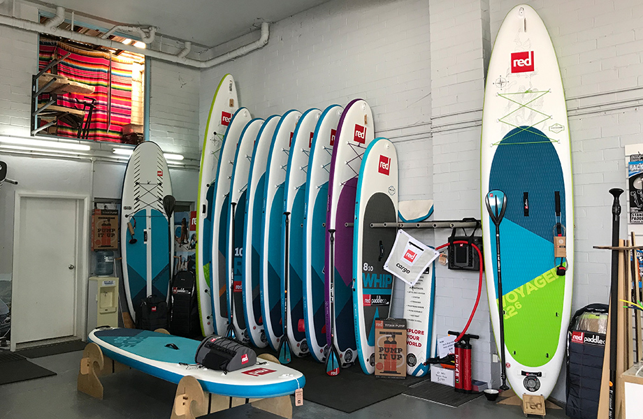 stand up paddle board display