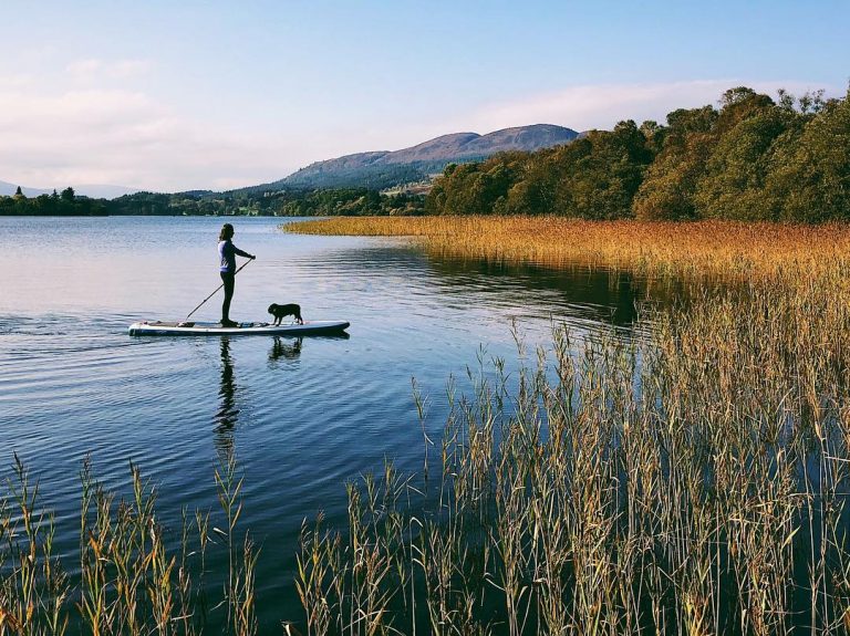 paddleboarding in Scotland